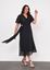 Immagine di CURVY GIRL CHIFFON ELEGANT DRESS